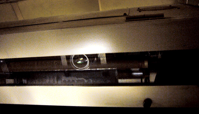 欠点検出装置部